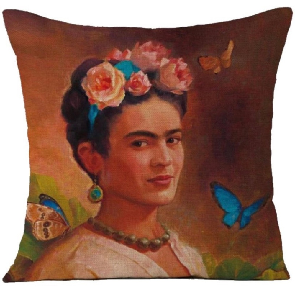Frida Kahlo Decorative Pillow Case